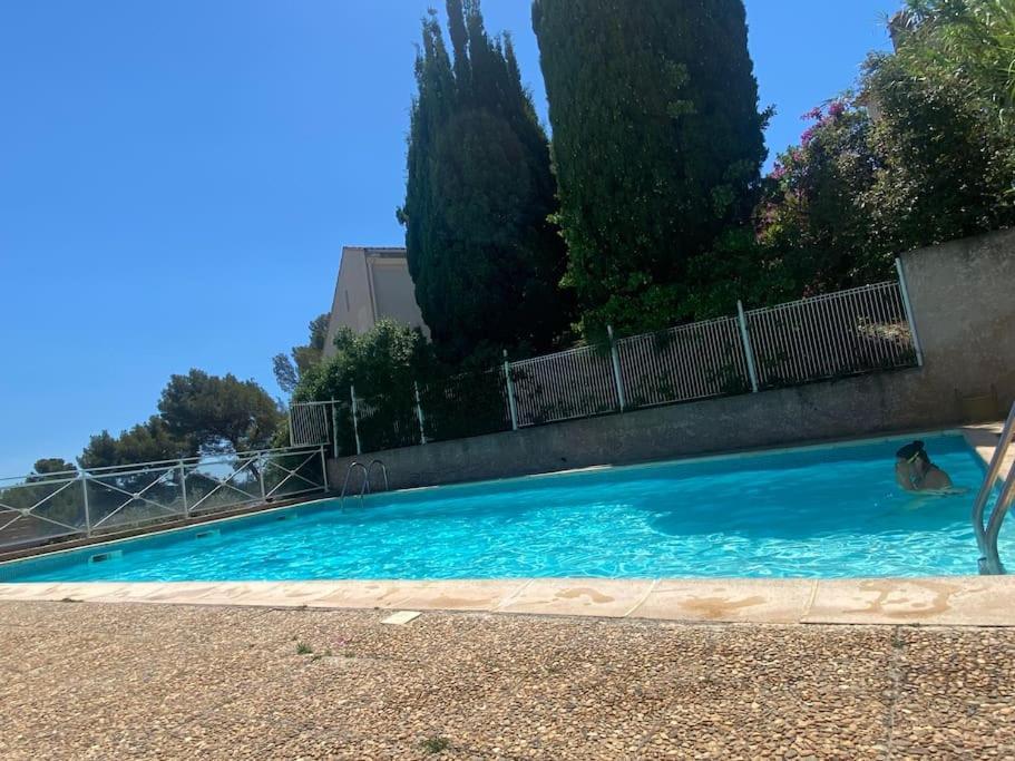 La Digue, 2 Chambres, Vue Mer Et Piscine La Seyne-sur-Mer Exteriör bild